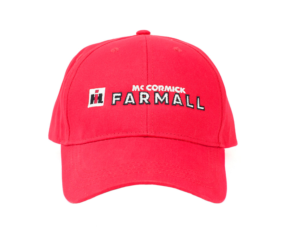 IH Farmall Logo Hat, Solid Red