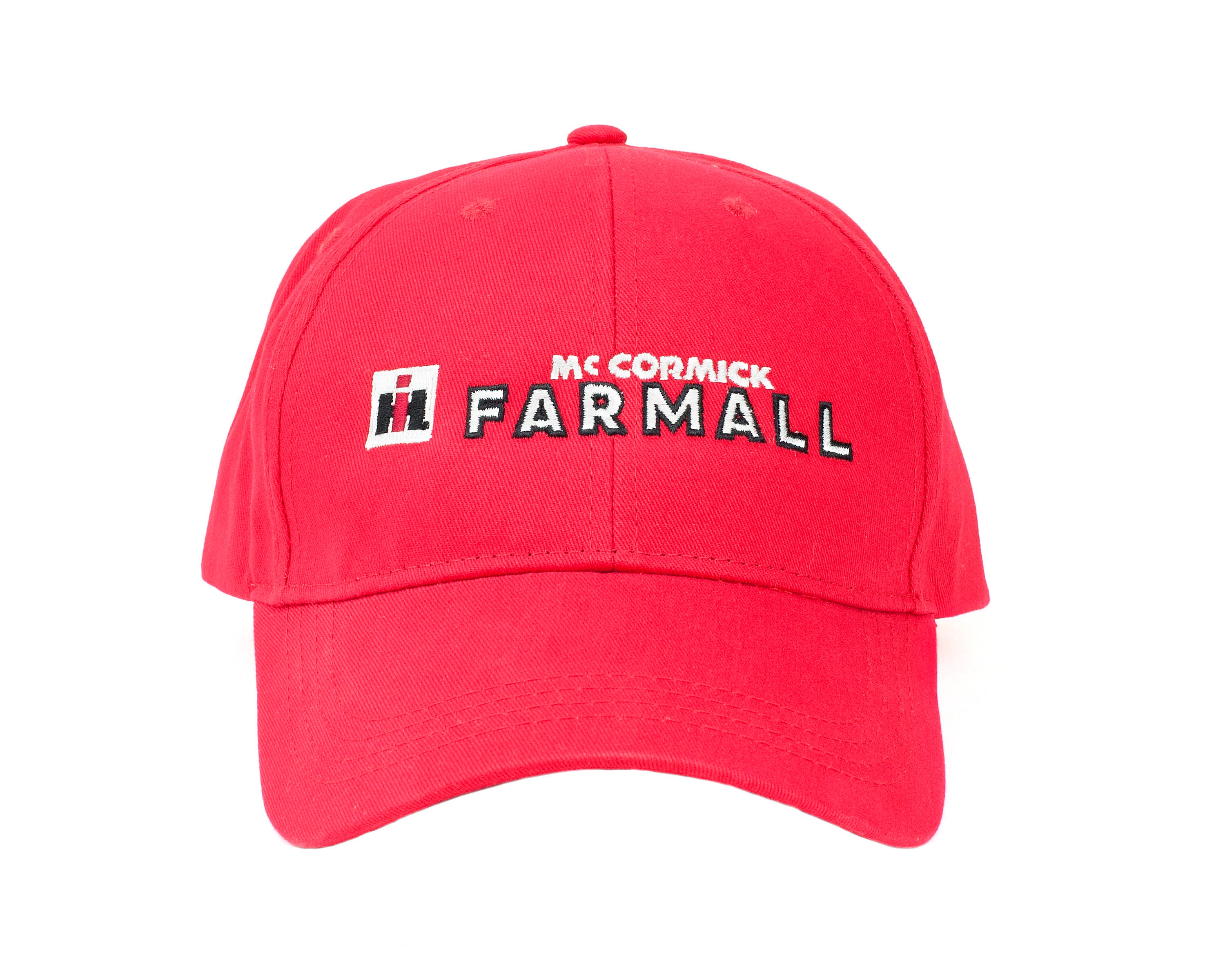 IH Farmall Logo Hat, Solid Red