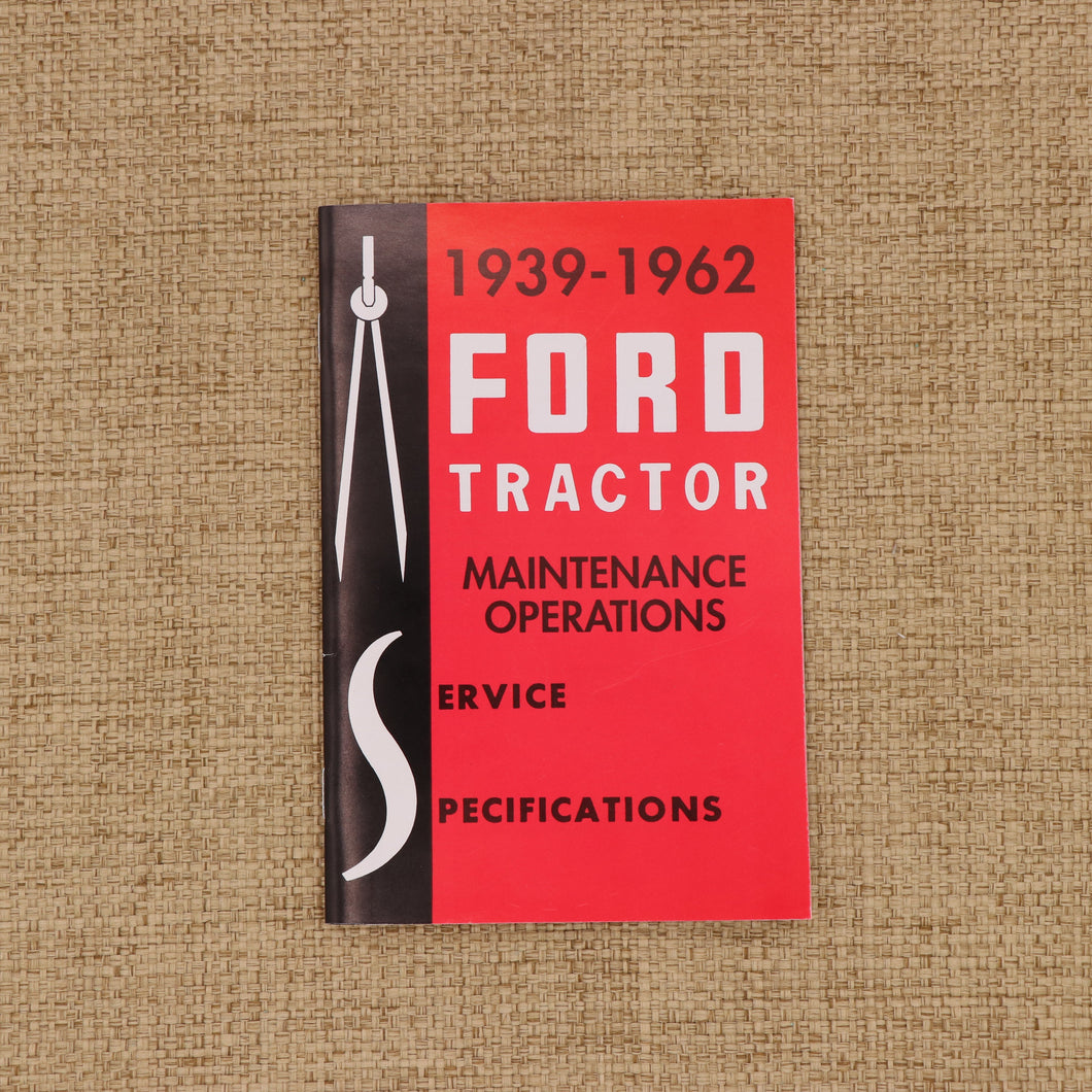 ford tractor maintenance specs book quick reference guide