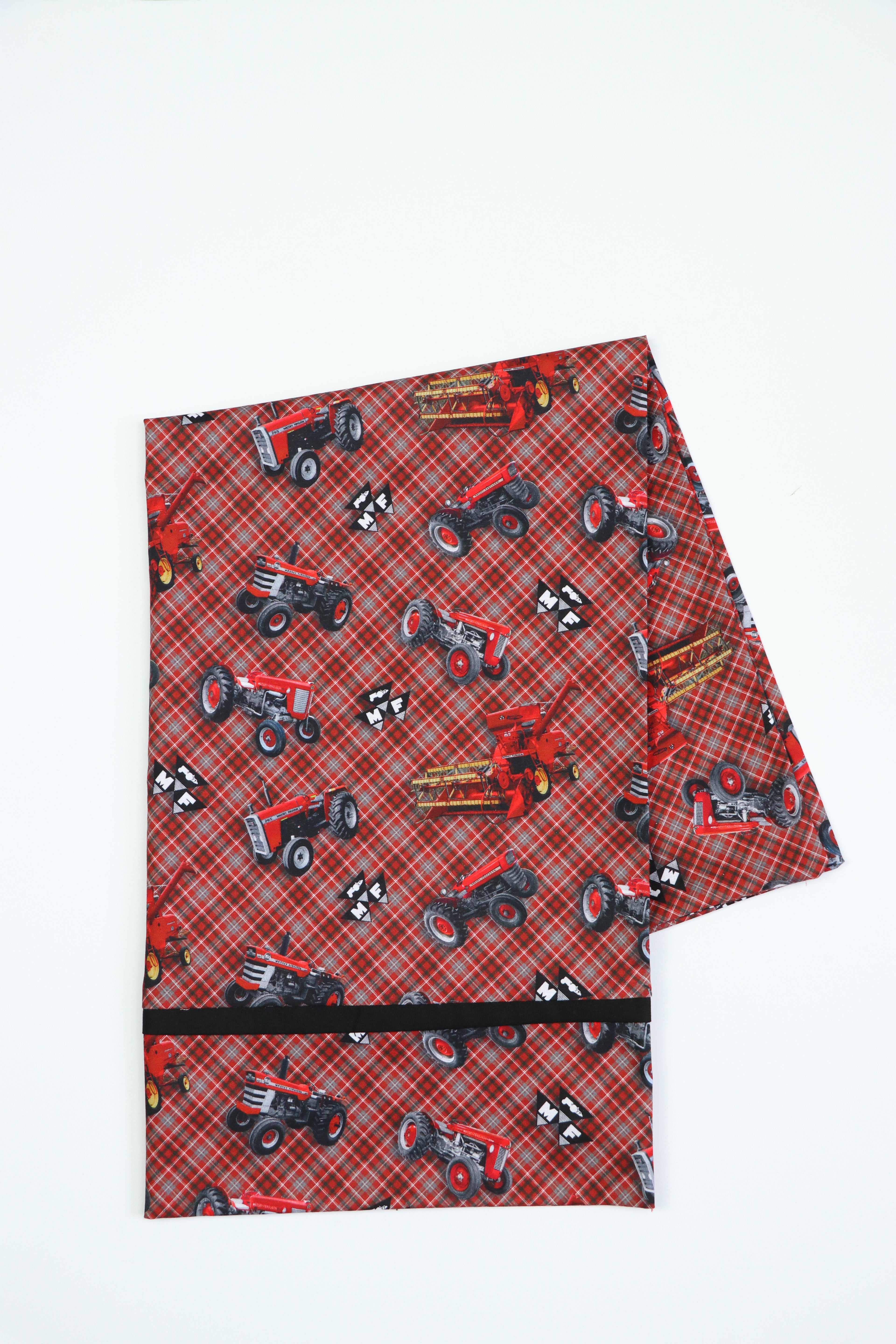 Massey Ferguson Tractors Pillow Case, Red Plaid