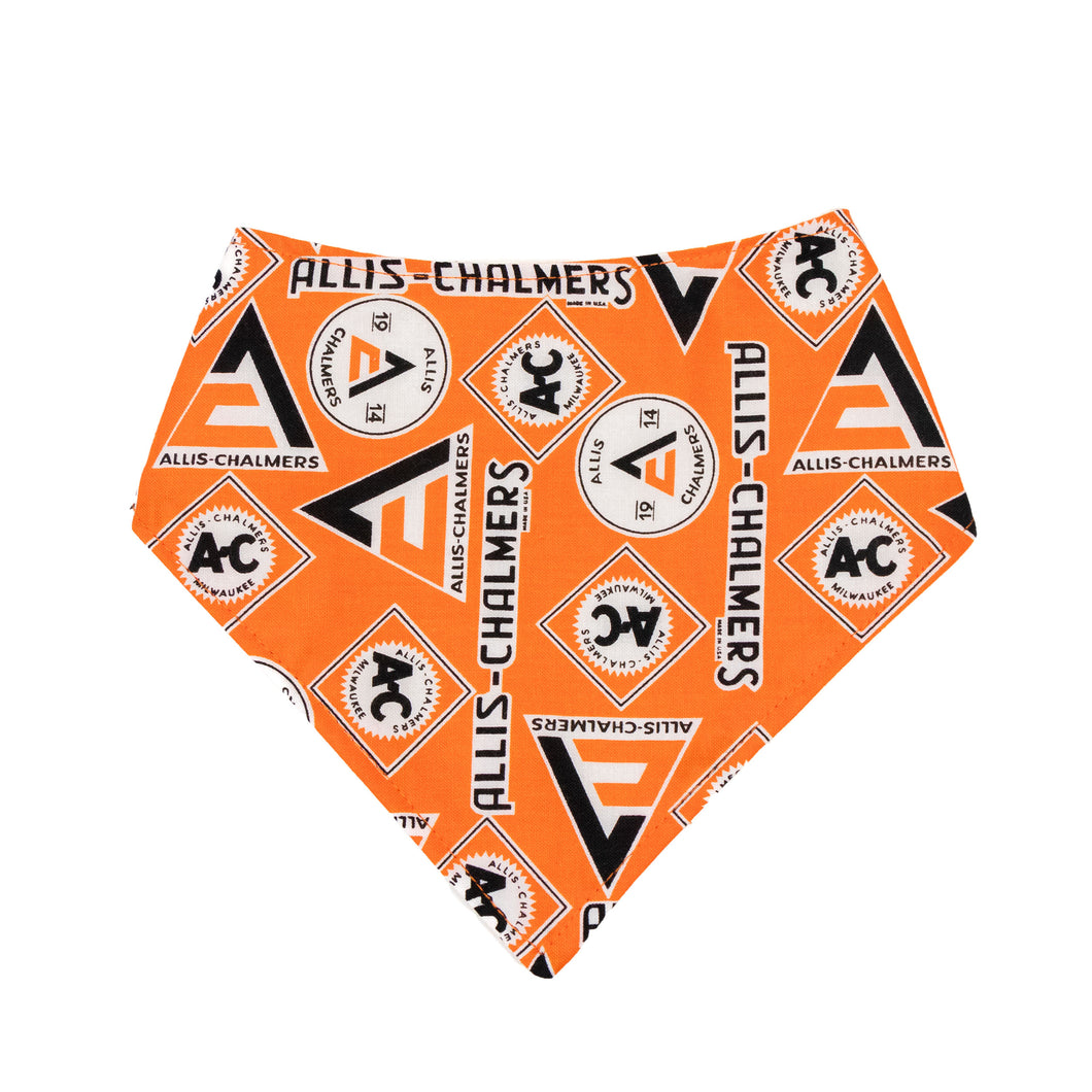 Allis Chalmers Logo Bandanna Bib