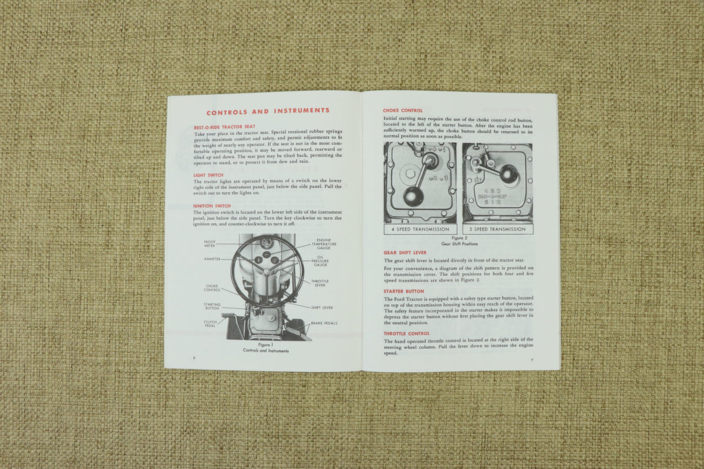 Owner's Manual for Ford 700 and 900 Series Tractors
