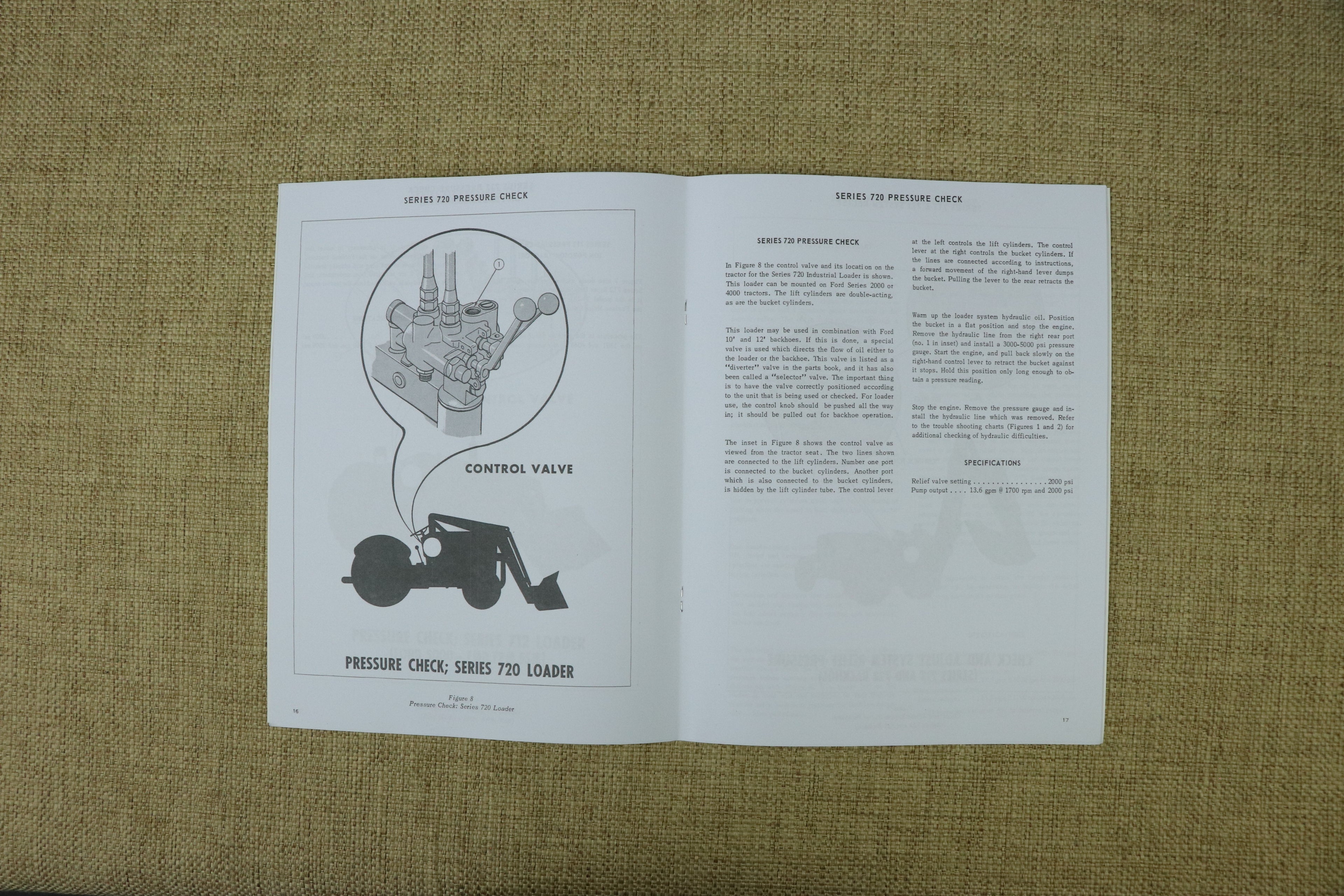 Ford Tractor Diesel Service School Manual: Servicing Ford Industrial Hydraulic Systems, Loader and Backhoe