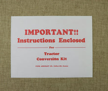 Load image into Gallery viewer, Ford Tractor Conversion Kit Instructions by Funk Aircraft Co.