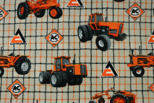 PRE-ORDER Allis Chalmers Fleece, Plaid, Tan