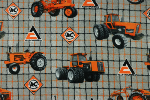 Allis Chalmers Fleece, Plaid, Gray