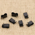 Set of Seven Headlight Wiring-to-Hood Clips for Ford