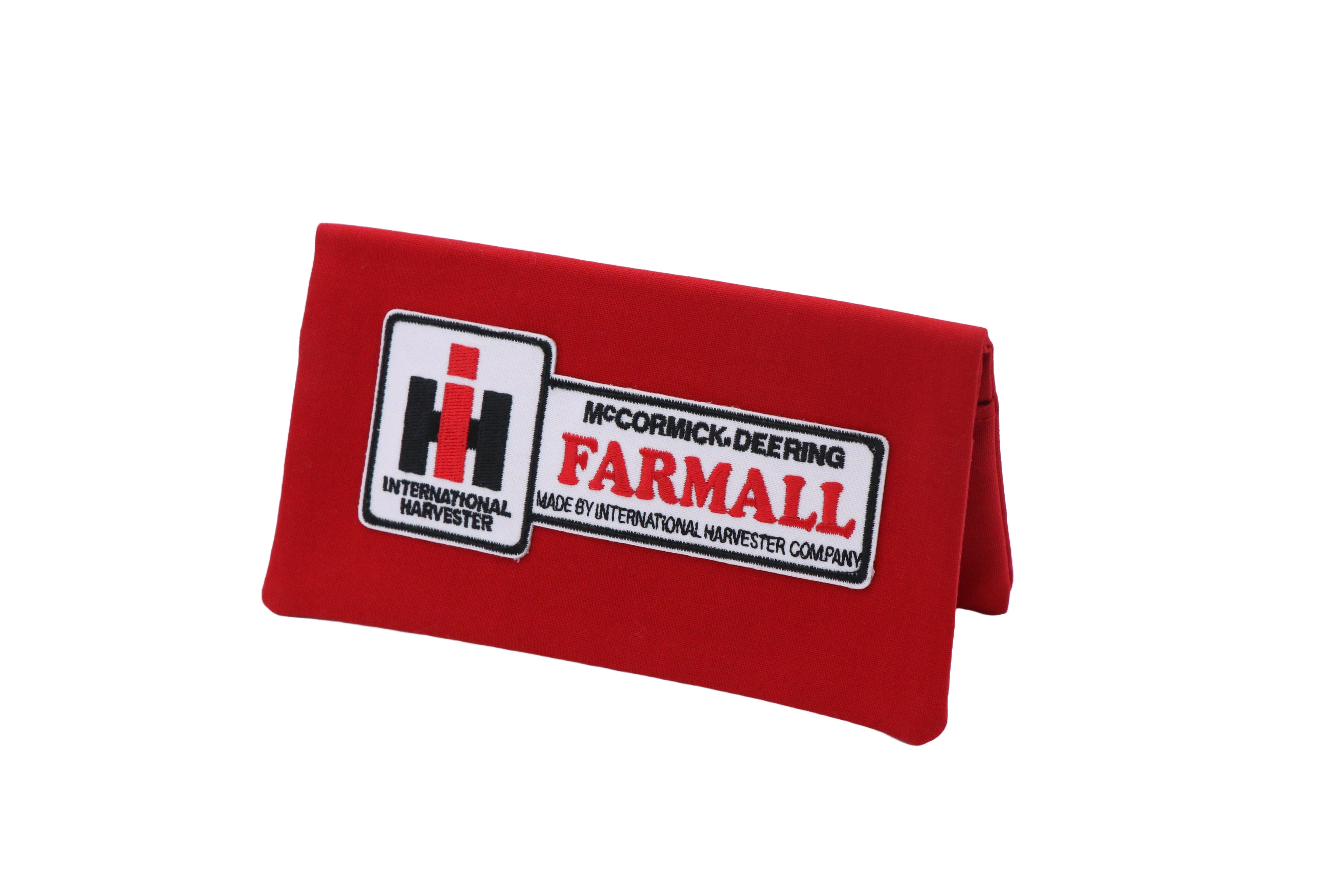 IH Farmall Emblem Checkbook Cover, Red