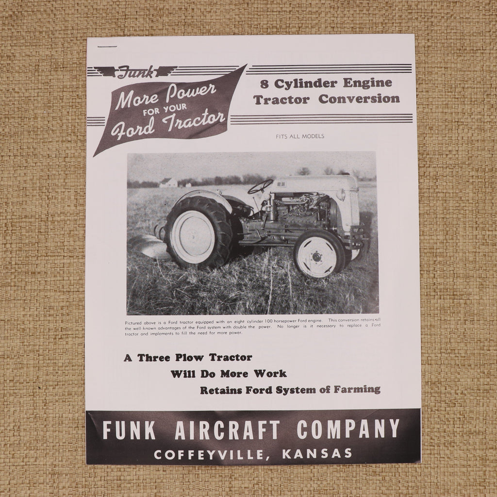 Ford Tractor Conversion Kit Instructions by Funk Aircraft Co.