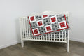 IH Farmall Tractor Nursery Set, Red and Gray: Quilt and Sheet
