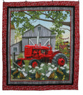 Farmall C Tractor Baby Quilt or Wall Hanging