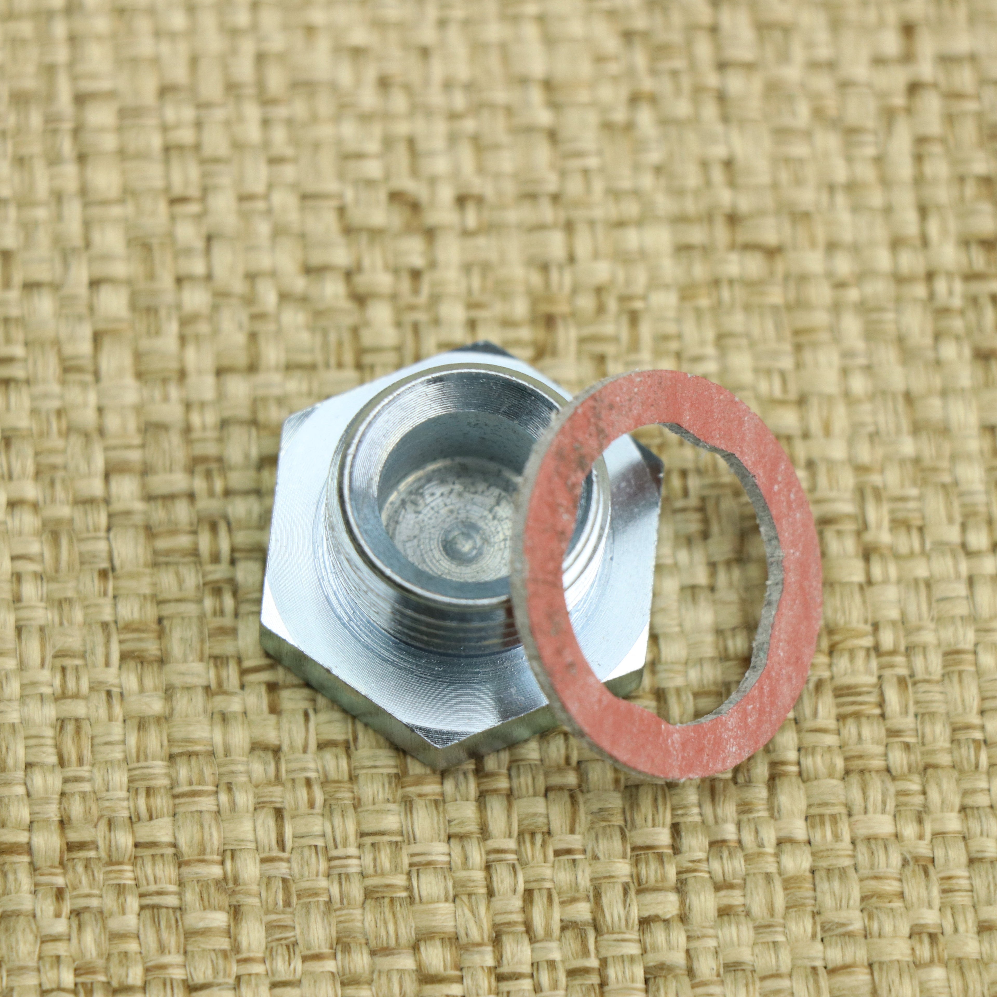 Oil Pressure Relief Valve Nut and Gasket