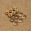 Brass Nut and Washer Set for Manifold
