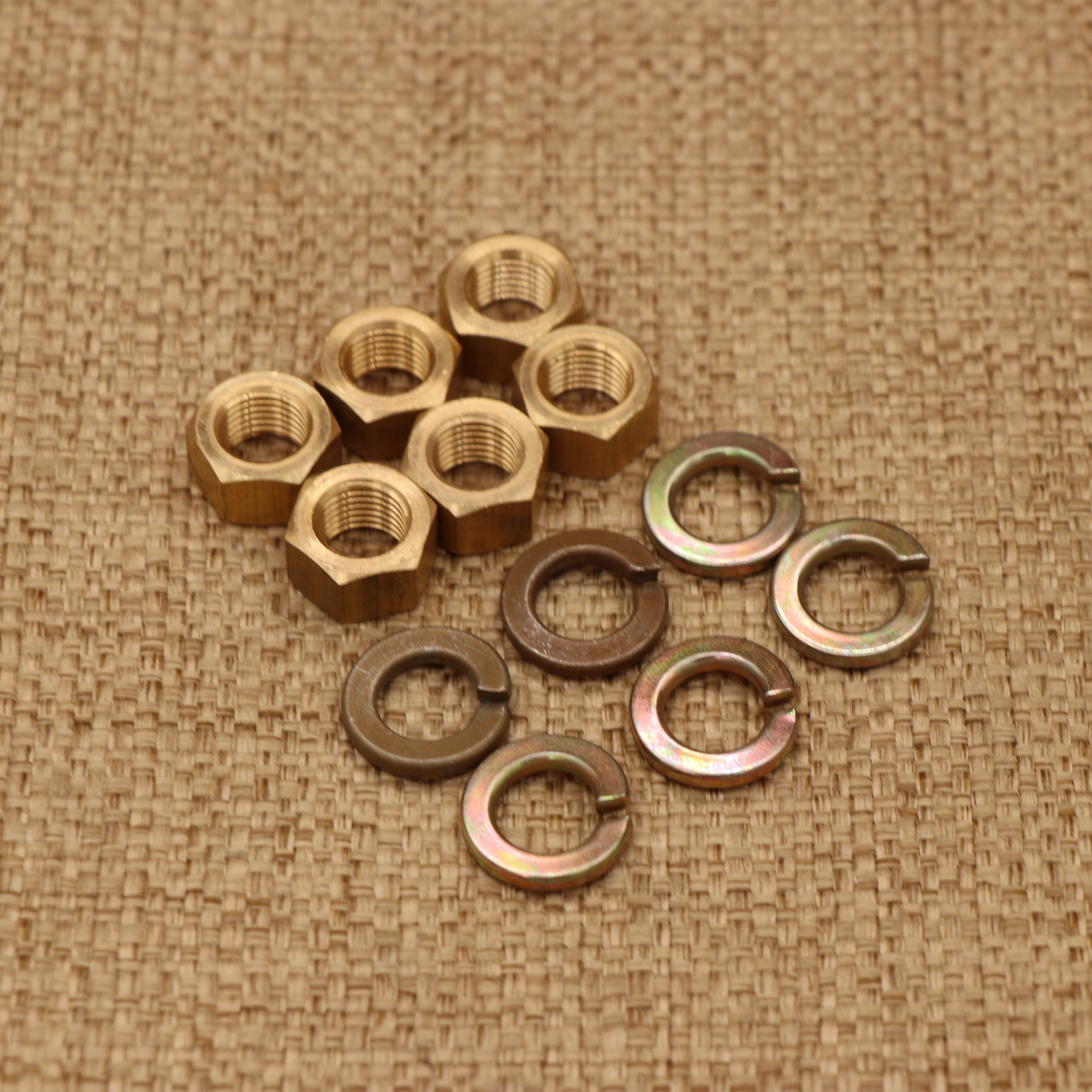 Brass Nut and Washer Set for Manifold