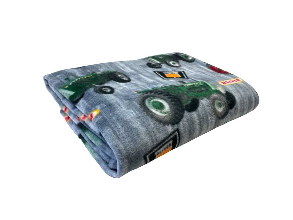 Oliver Tractor Fleece Blanket