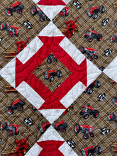 Load image into Gallery viewer, Massey Ferguson Tractor Quilt, Throw Size