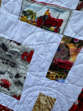 Load image into Gallery viewer, IH Farmall Tractor Quilt, Throw Size