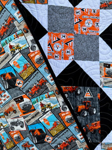 Allis Chalmers Tractor Quilt, Queen Size