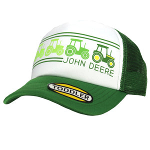 John Deere Hat, Toddler Size, Foam Tractor Print