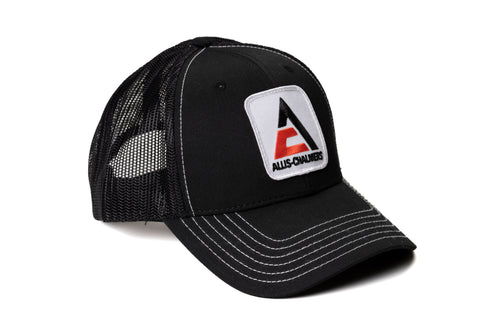 New Allis Chalmers Logo Hat, Black Mesh