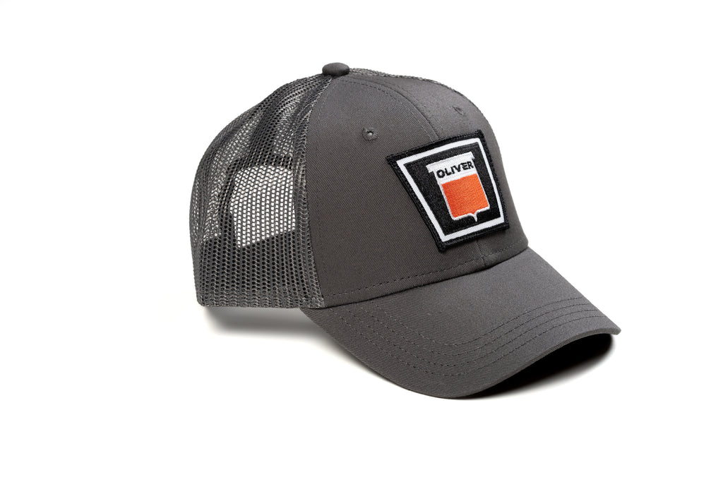 Youth Size Keystone Oliver Logo Hat, Gray Mesh