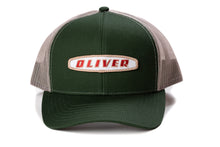Load image into Gallery viewer, Oliver Logo Hat, Three-Digit Oval Logo, Green with Tan Mesh Back