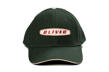 Load image into Gallery viewer, Oval Oliver Logo Hat, Green with Tan Sandwich Brim