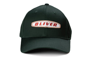 Oliver Logo Hat, Solid Green, Three-Digit Oval Logo