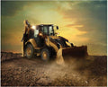 CAT Backhoe Loader Fabric Panel