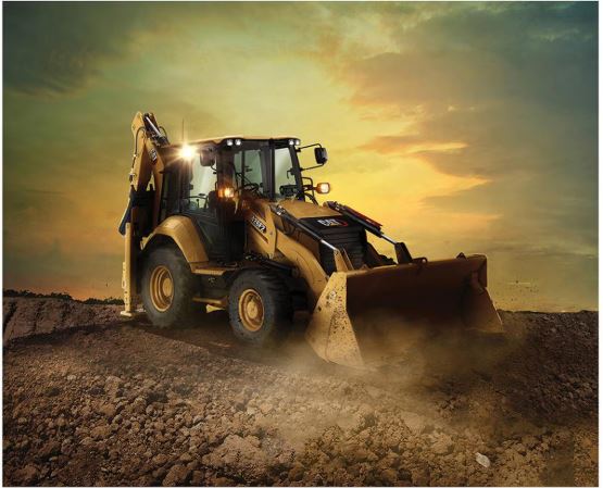 CAT Backhoe Loader Fabric Panel