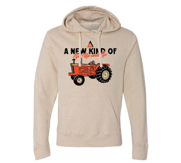 Allis Chalmers Athletic Cut Hoodie, D-21, Get Up and Go