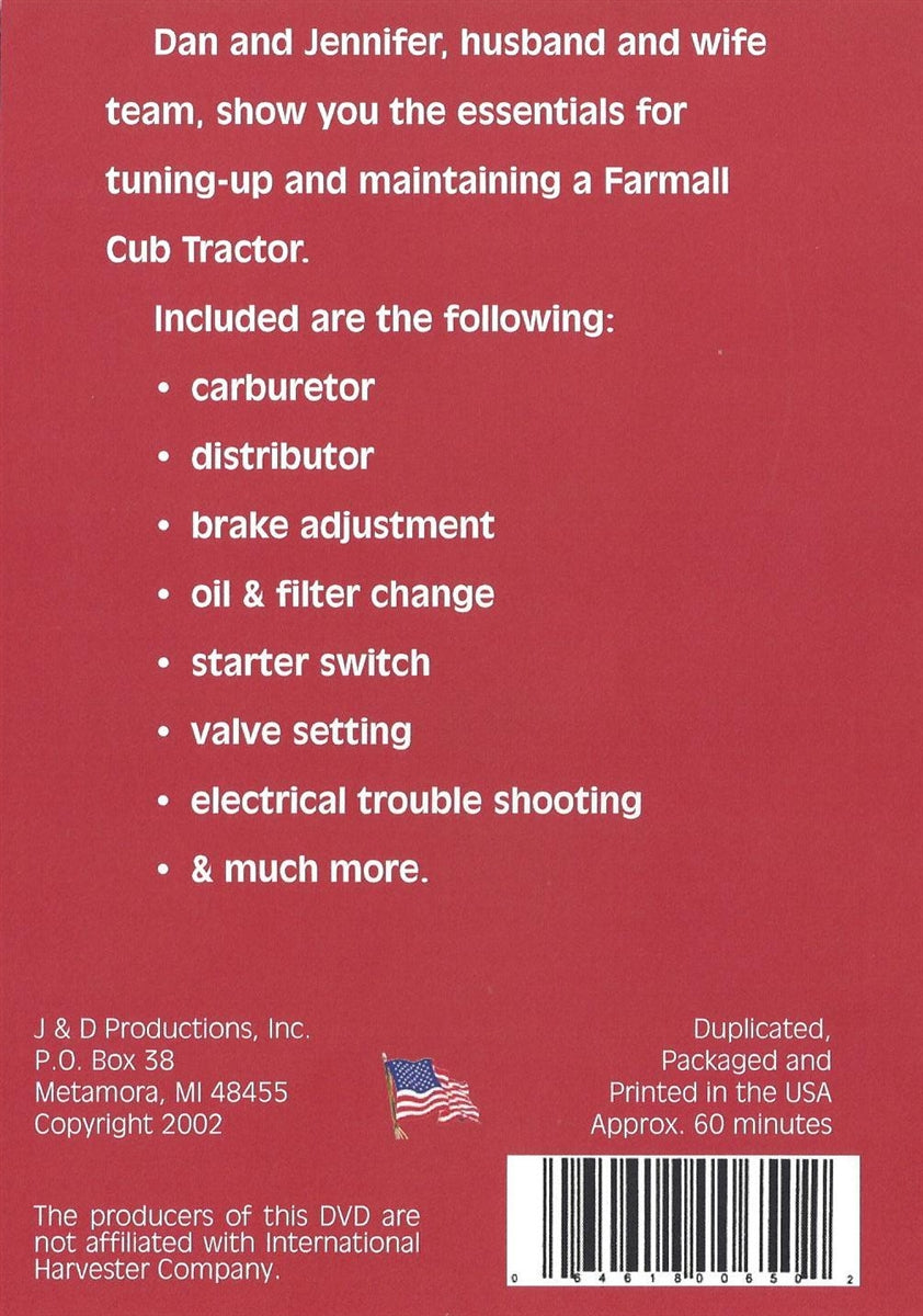Farmall Cub Tune-Up