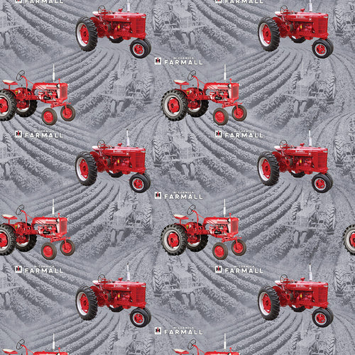 Farmall Tractor Toss, Gray