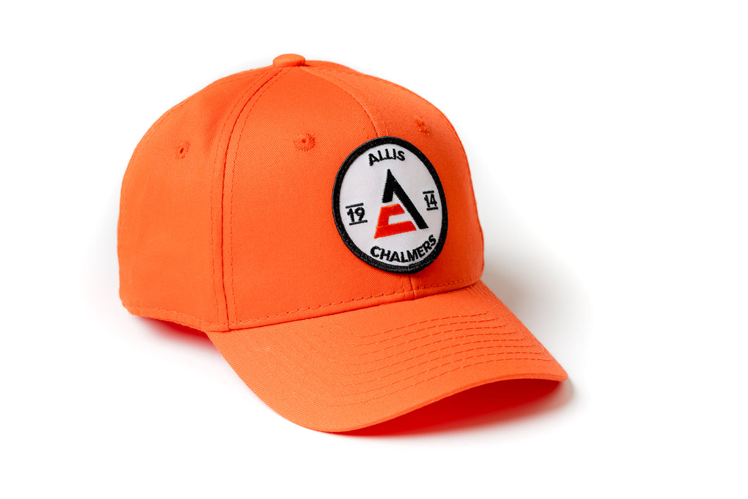YOUTH -Size Allis Chalmers 1914 Logo Solid Orange Hat