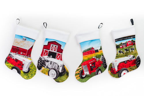 Ford Tractor Christmas Stockings, Choose Indivudally