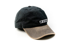 Load image into Gallery viewer, Steiger Logo Hat, Black with Oil Distressed Brim