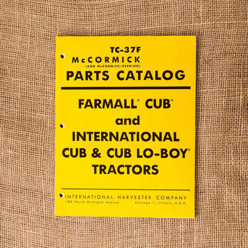 Parts Catalog for Cub and Cub Lo-Boy Tractors