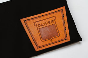 Keystone Oliver Zip Pouch, Leather Emblem