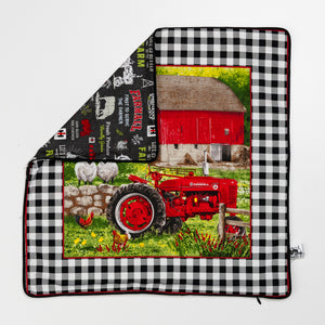 Farmall M Tractor Pillow Cover