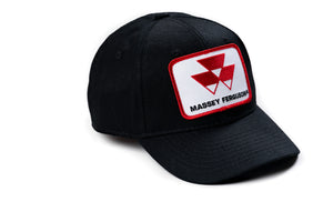Youth-Size Massey Ferguson Hat, solid black