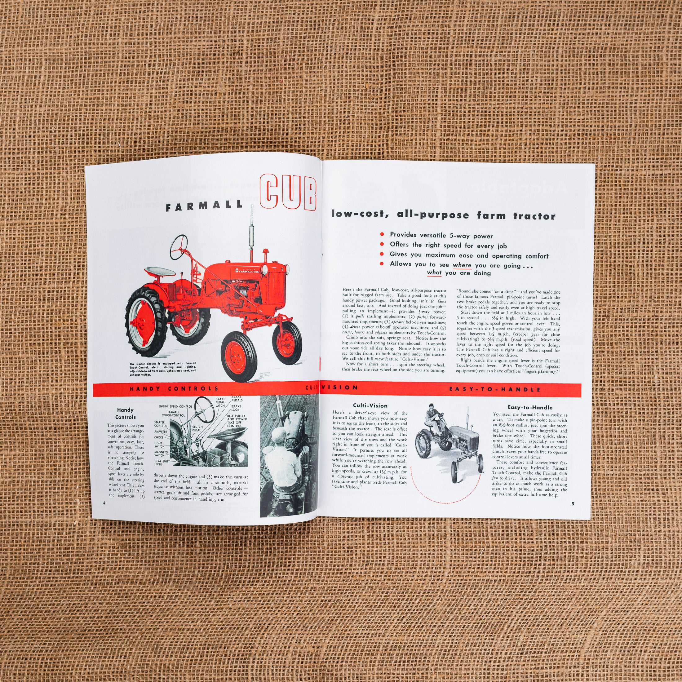 Farmall Cub Sales Brochure