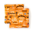 Allis Chalmers Pot Holders, Set of Two, Orange All-Over Print