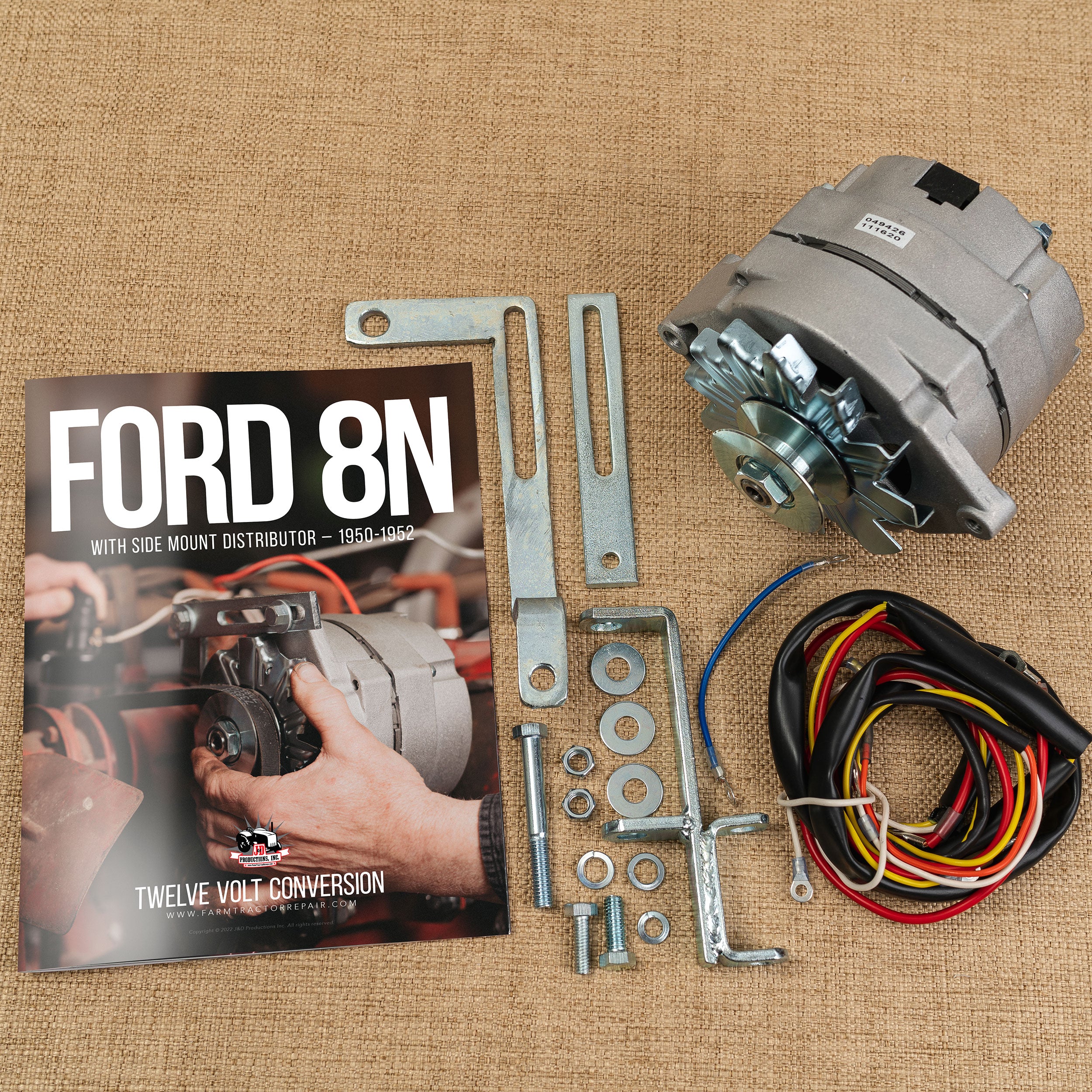 Basic 12 Volt Conversion Kit, 8N Ford with Side Distributor