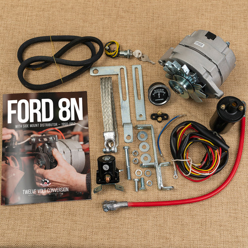 Premium 12 Volt Conversion Kit, 8N Ford with Side Distributor
