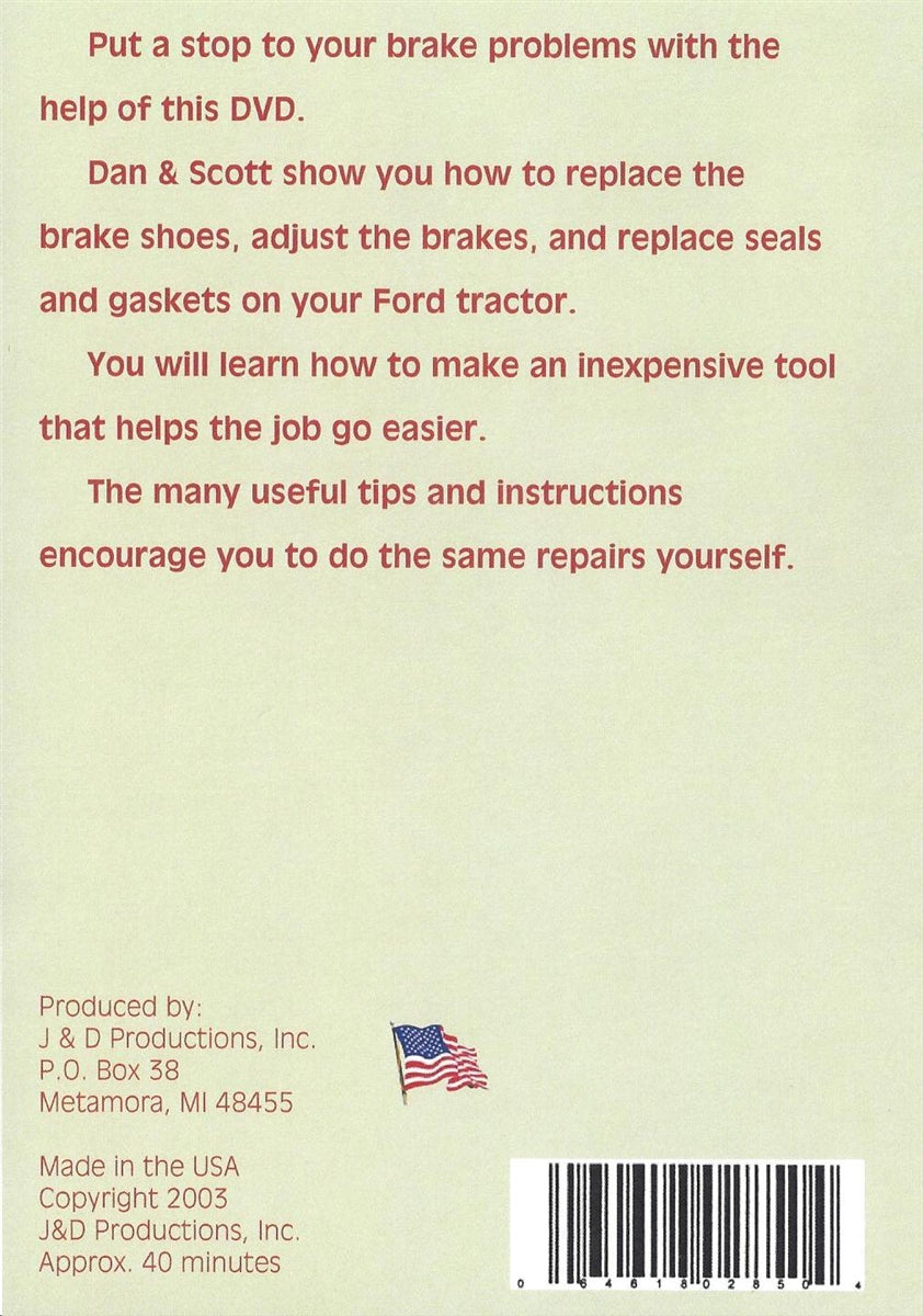 Ford Brake Repair for Several Models