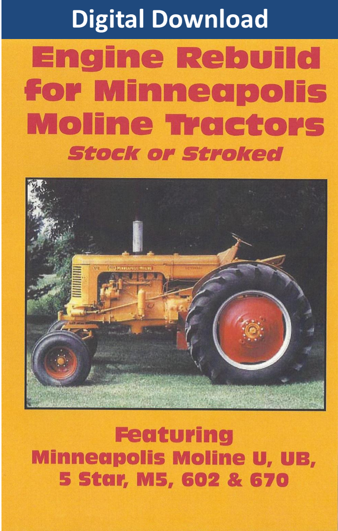 Minneapolis-Moline Engine Rebuild, Digital Download