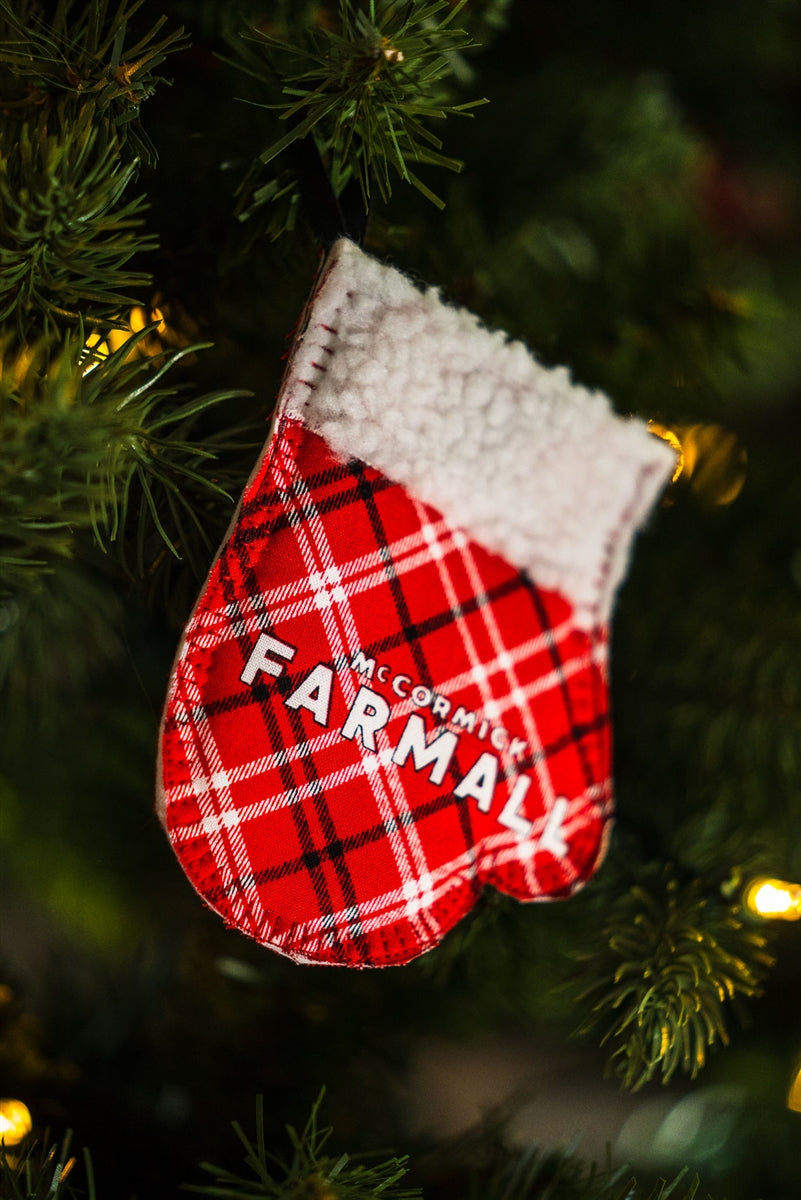 IH Farmall Logo Ornaments, mini mittens
