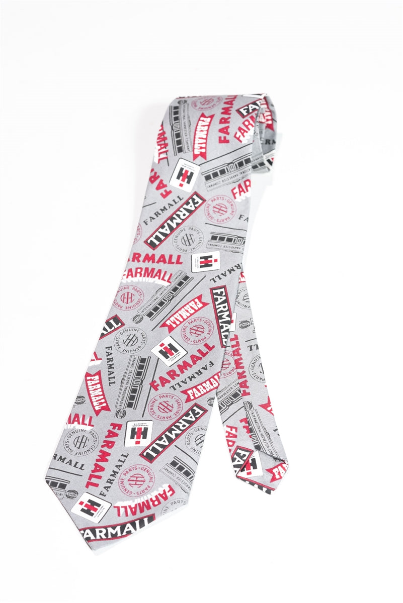 Farmall and IH Logo Necktie, Gray