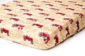 Farmall IH Tractor Crib Sheet, Cream with Red Tractors