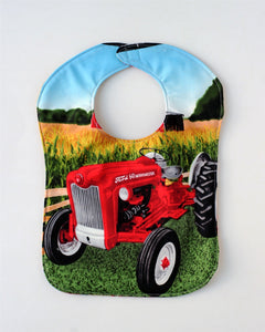 Ford 641 Tractor Baby Bib, Reversible